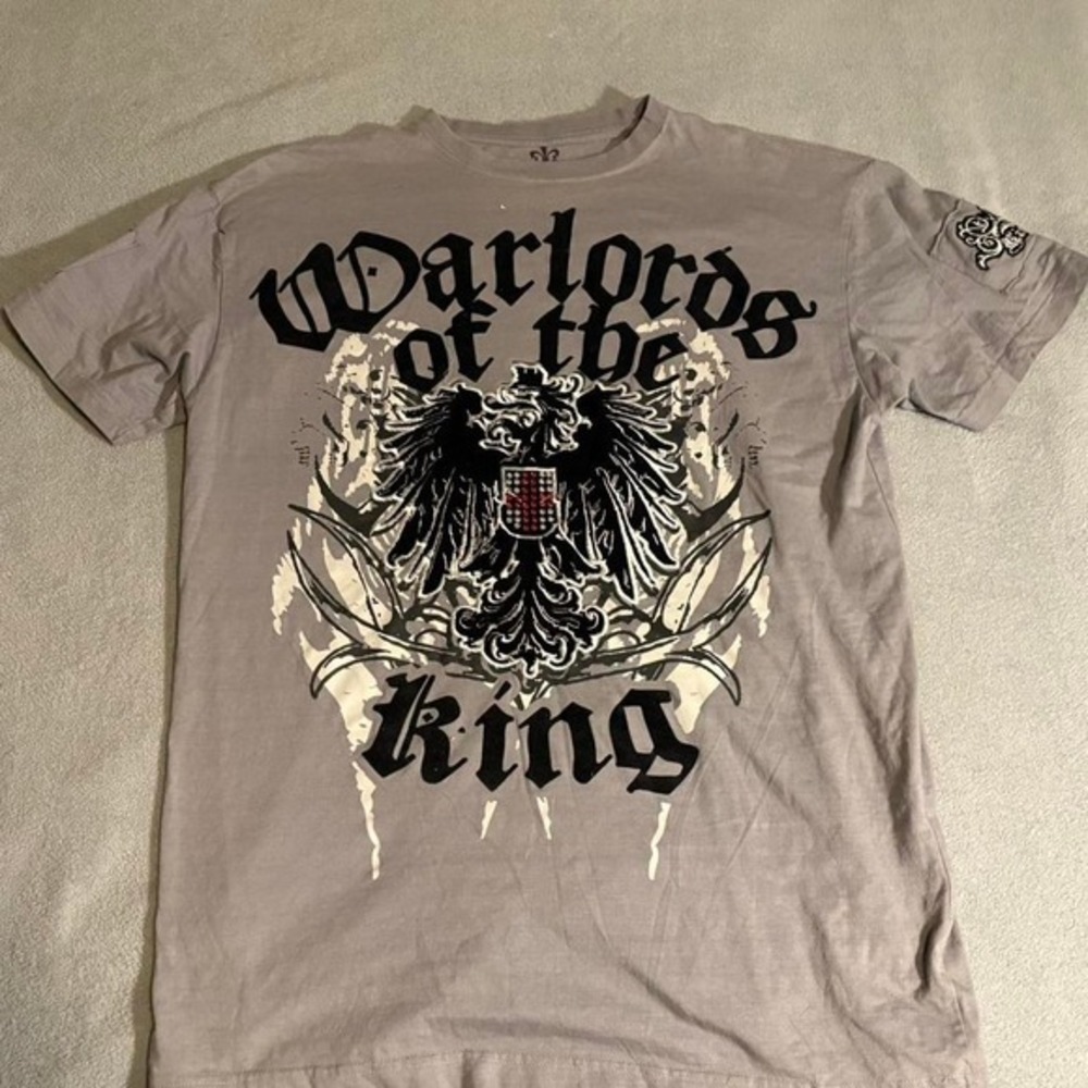Grey Affliction style Warlords‎ of the King T-shirt